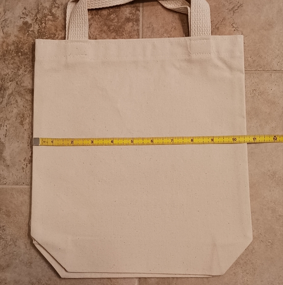 Cheering natural cotton canvas tote bag - Picture 6 of 7